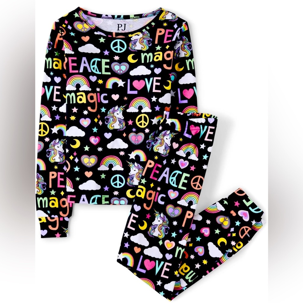 NWT Children’s Place Girl’s 6 Unicorn Magic SnugFit Pajama Set